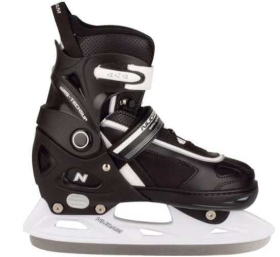 IJSHOCKEYSCHAATS  VERSTELB 29-32 ZWART/ZILVERT/WIT 3170 3170 29-32 3339393