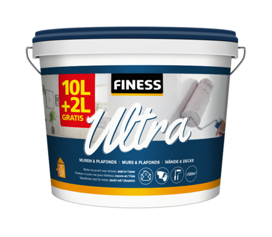 FINESS MUURVERF ULTRA  WIT 10 + 2 LTR 35507718 3339763