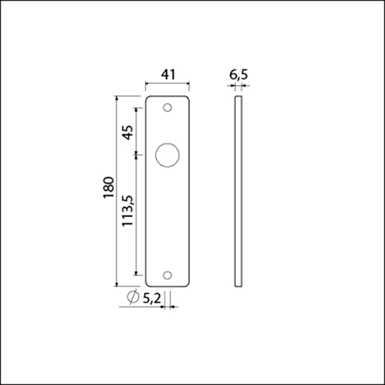 KORTSCHILD 180/41 RH BLIND F-2 0000222200 3340237