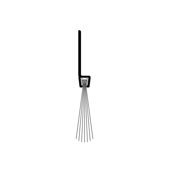 TOCHTPROFIEL/BORSTELPROFIEL IBS-80 300  3340298
