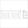 SCHOEPENROOSTER, ALUMINIUM MILL-FINISH 1-3009A 3340305