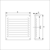 SCHOEPENROOSTER, ALUMINIUM MILL-FINISH 1-2020A 3340307