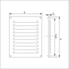 SCHOEPENROOSTER, ALUMINIUM MILL-FINISH 1-1521A 3340309
