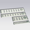 SCHUIFROOSTER, ALUMINIUM 65 MM. HOOG WIT, RAL 9010 3-5006W 3340317