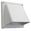 KAPROOSTER MET KLEP Ø100/125 / 110X55MM, GRIJS 20200172 3340797