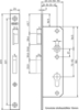 8691/14-25 DR.1+3 DEURSLOT, DM25MM, PC72MM, KRUKGAT 8MM, VOORPLAAT STA  3340851