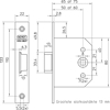 55-50 BULK PER 10 LOOPSLOT, DM50MM, KRUKGAT 8MM, VOORPLAAT STAAL VERZI  3340858