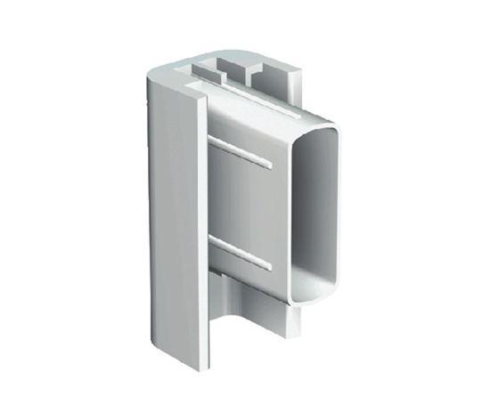 ARTITEQ EINDKAP CLICK RAIL KUNSTSTOF WIT TBV SCHILDERIJRAIL  3341084