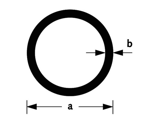 BUIS ROND ALUMINIUM BRUTE 30X2MM 100CM  3341112