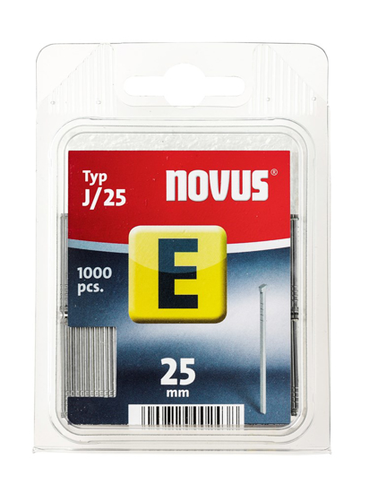 NOVUS, NAGELS (BRADS), E J 25MM , 1000 ST.  3341444