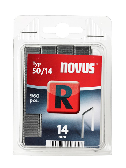 NOVUS VLAKDRAAD NIETEN R 50/14MM, 960 ST.  3341460