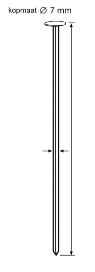 DRAADNAGEL 3.1MM 21° GEGALV 90MM DS 4ML  3341464