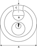 HSD 701B KA / DISCUSSLOT 70MM RVS NO.701  3341960