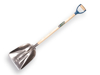 GRAANSCHOP OFFNER ALUMINIUM MET STRIP EN PD-STEEL ATLAS 95 CM. GEBOGEN  3342117