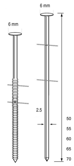 COILNAGEL RNCW25 RING NK 50MM DS 9MILLE  3342131