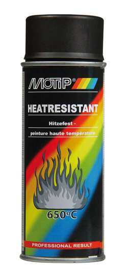 HITTEBESTENDIGE LAK ZWART 650°C 400ML 04031 3342588