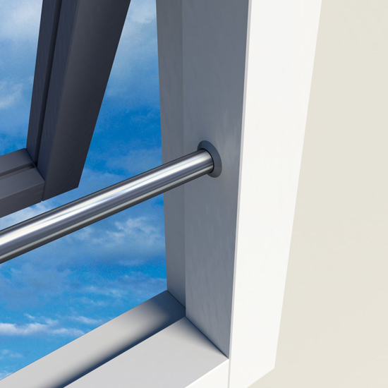 SECUBAR RVS BARRIERE-STANG ø16MM L99 CM 2010.355.002 3343156