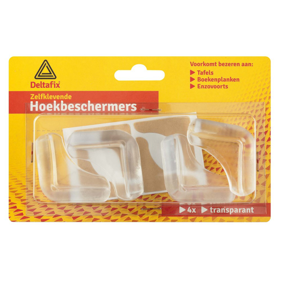 HOEKBESCHERMER ZELFKLEVEND TRANSPARANT 4ST 601 3343215