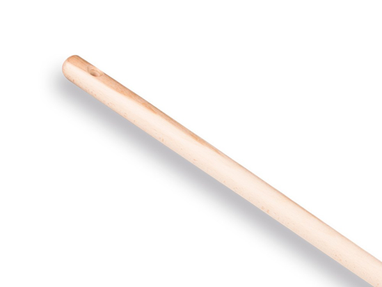 KINDERBEZEM ROOD MET GETAILLEERDE STEEL  3343523