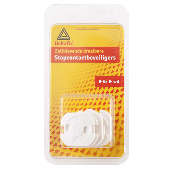 STOPCONTACTBEVEILIGER ZELFKLEVEND WIT 6ST 602 3343669