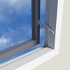 SECUMAX RAAMUITZETTER 720 - BUITENDRAAIENDE RAMEN - WIT 2510.720.12 3343707