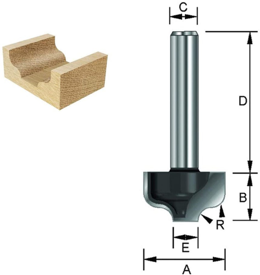 S-PROFIELGROEFFREES HM R2 KOLF 8MM  3344068