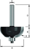 HOLPROFIELFREES HM R8 MET LAGER KOLF 8MM  3344071