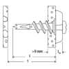 FISCHER GKM GIPSPLAATPLUG METAAL 24556 3344186