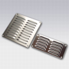 SCHOEPENROOSTER, RVS 316 , OPBOUWMAAT 215X215MM, RVS BULK B1-2222I 3344279