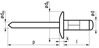PLIA ALU/ST LH 4.8X16X14 R100248161 3344338