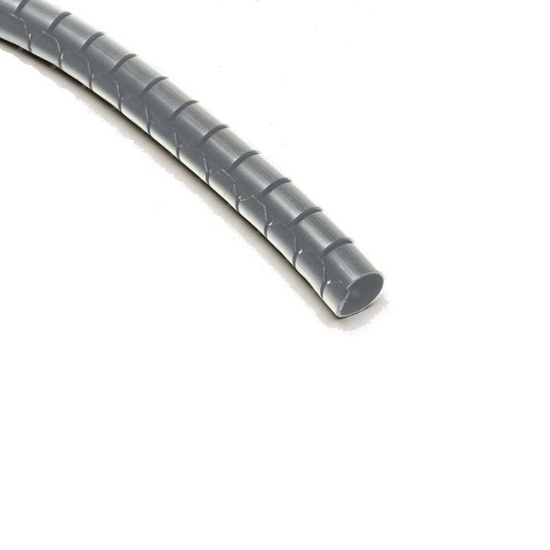 1 MTR.RITSSLANG 16MM GRIJS (BOX25)  3344479