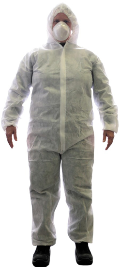 OXXA COVER 6142 OVERALL PP 70G,WIT, L  3345107