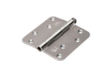 SCHARNIER MET LOSSE RVS PEN EN RONDE HOEKEN 89X89 MM RVS   3345124
