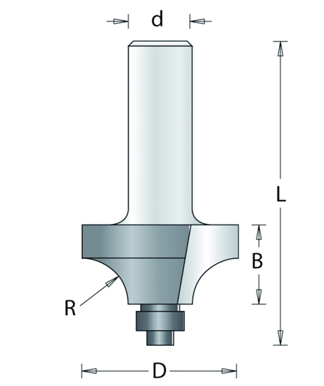 629-8 HM AMAXX KWARTRONDFREES , D= 25, R= 7,9 629-8 3345250