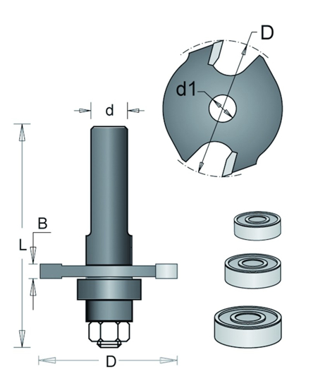KL120 KOGELLAGER , D= 19 KL120 3345544