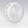VENTILATIEROOSTER ABS & HOGE MONTAGERING & KLEMRING Ø 125 MM 20201003 3346014