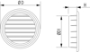 SCHOEPENROOSTER Ø 47 MM WIT (2 STUKS) 20201012 3346018