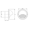 BOLROOSTER RVS Ø 100 MM 20300100 3346029