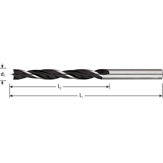 HOUTSPIRAALBOOR ø11X89X142 (VPE 1) 235.1100 3346350