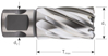 KARNASCH HSSXE KERNBOOR SILVER -LINE25 12,0 MM /201255  3346483