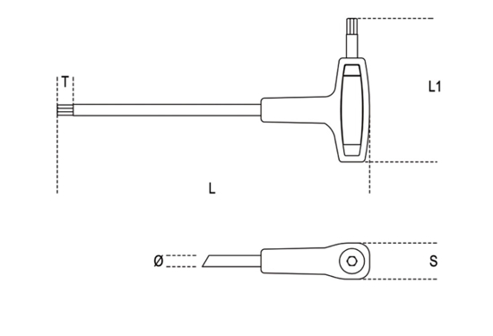 97TTX 27-HAAKSE STIFTSLEUTELS TORX® 000970727 3346612