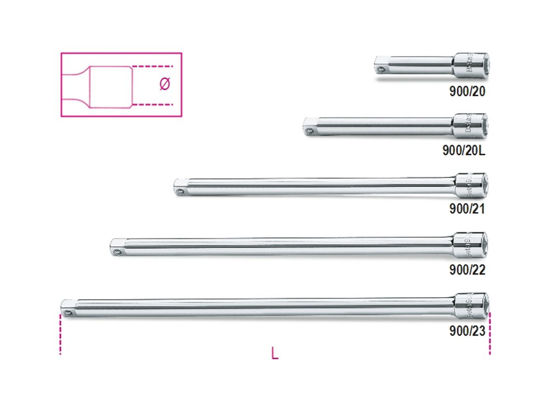 900/20L-1/4" VERLENGSTUKKEN 009000819 3346660