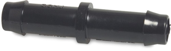 VERBINDINGSPIJPJE PA (NYLON) 32 MM SLANGTULE 10BAR ZWART TYPE WF  3347230
