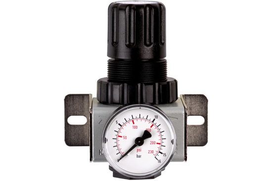 METABO REGELAAR R-200 1/2" MET MANOMETER 0-14 BAR  3347275
