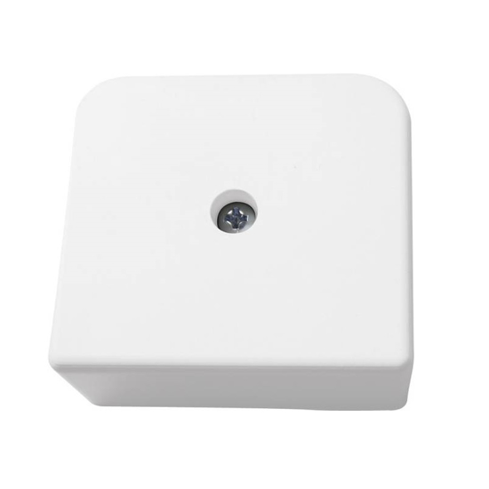 SNOERLASDOOS 56X56MM VIERKANT WIT  3347400