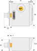 FTS3002 WIT BIJZETSLOT KD EK - HUISBEVEILIGING RAAM  3347619