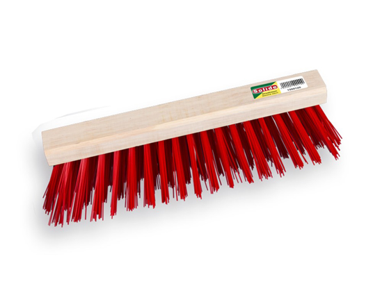 VOEGBEZEM SOLIDE 29 CM ROOD MET 3 RIJEN PPN, FSC 100%, COC NUMMER CU-C  3348011