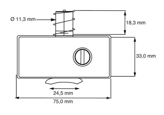 SLS 9411B KA / «OPLEGSLOT SMAL BUITENDR.NO.011 SKG*® ANTR 0160.210.9411 3348106