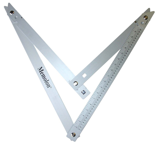 MEMOLON OPVOUWBARE ALUMINIUM BOUWHAAK, 60X60X84CM, 45° EN 90°, IN NYLO MVH500 3348178