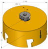 PROFIT MULTI PURPOSE GATZAAG Ø 140 MM , MET GEINTEGREERDE ADAPTER, MET 09081140 3348725
